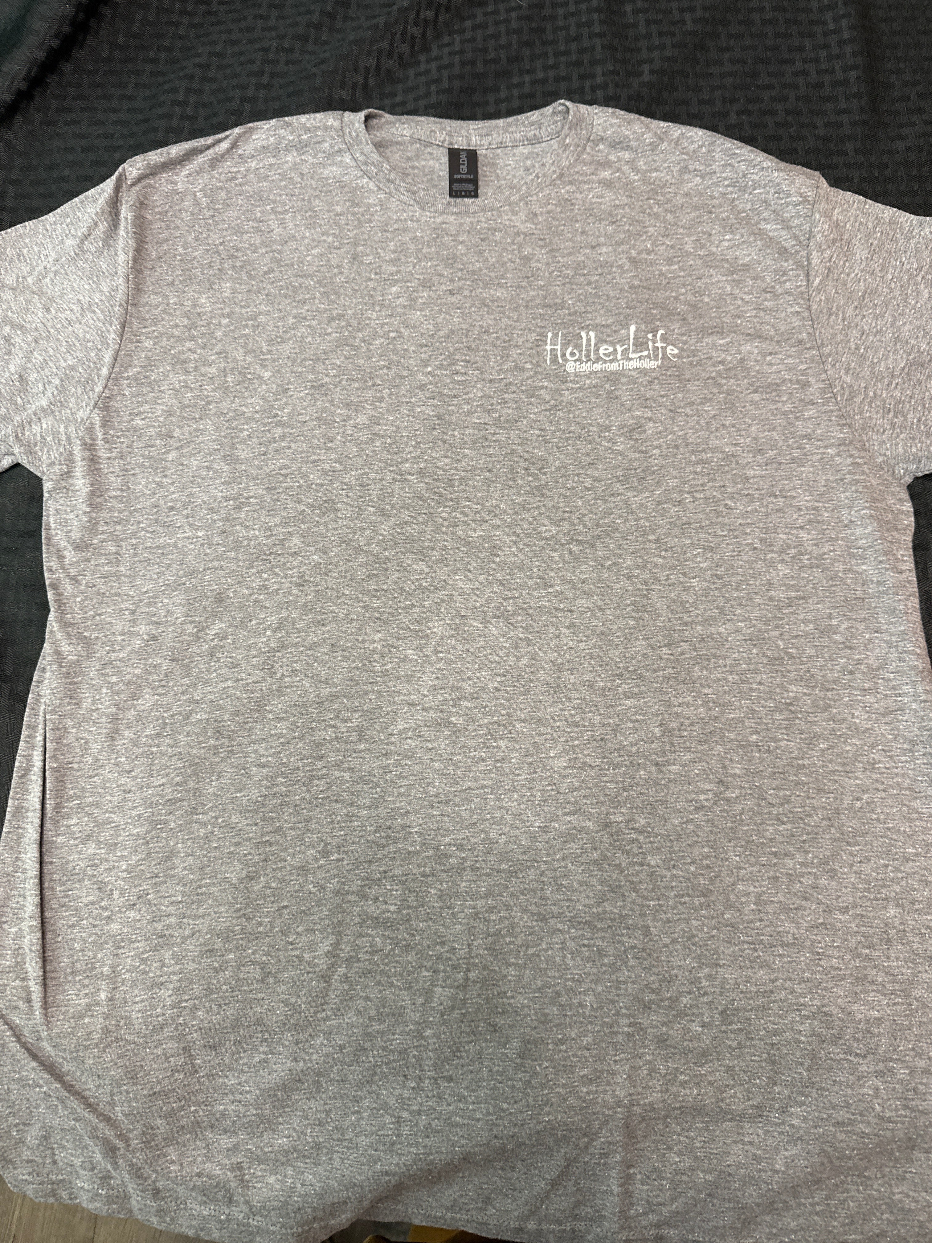 Grey embroidered Hollerlife Tshirt