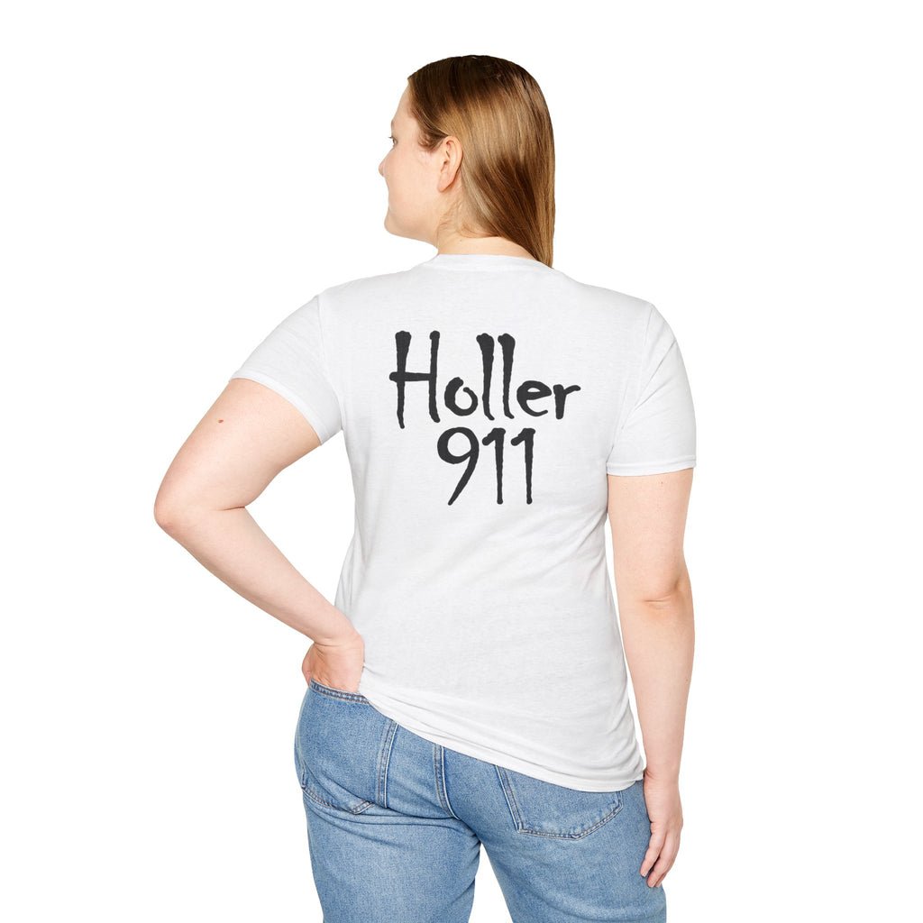 Holler 911 Graphic T-Shirt Black lettering