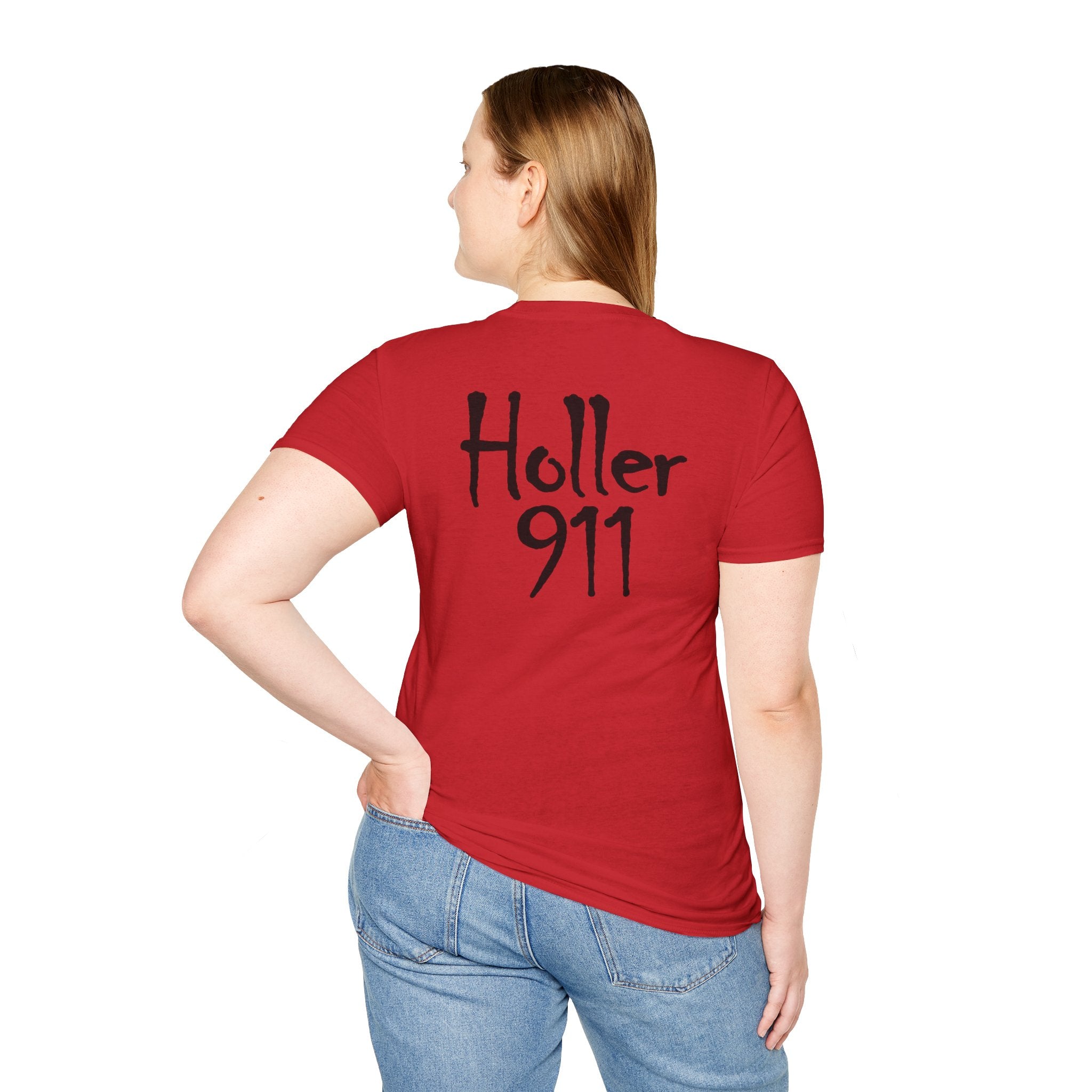Holler 911 Graphic T-Shirt Black lettering