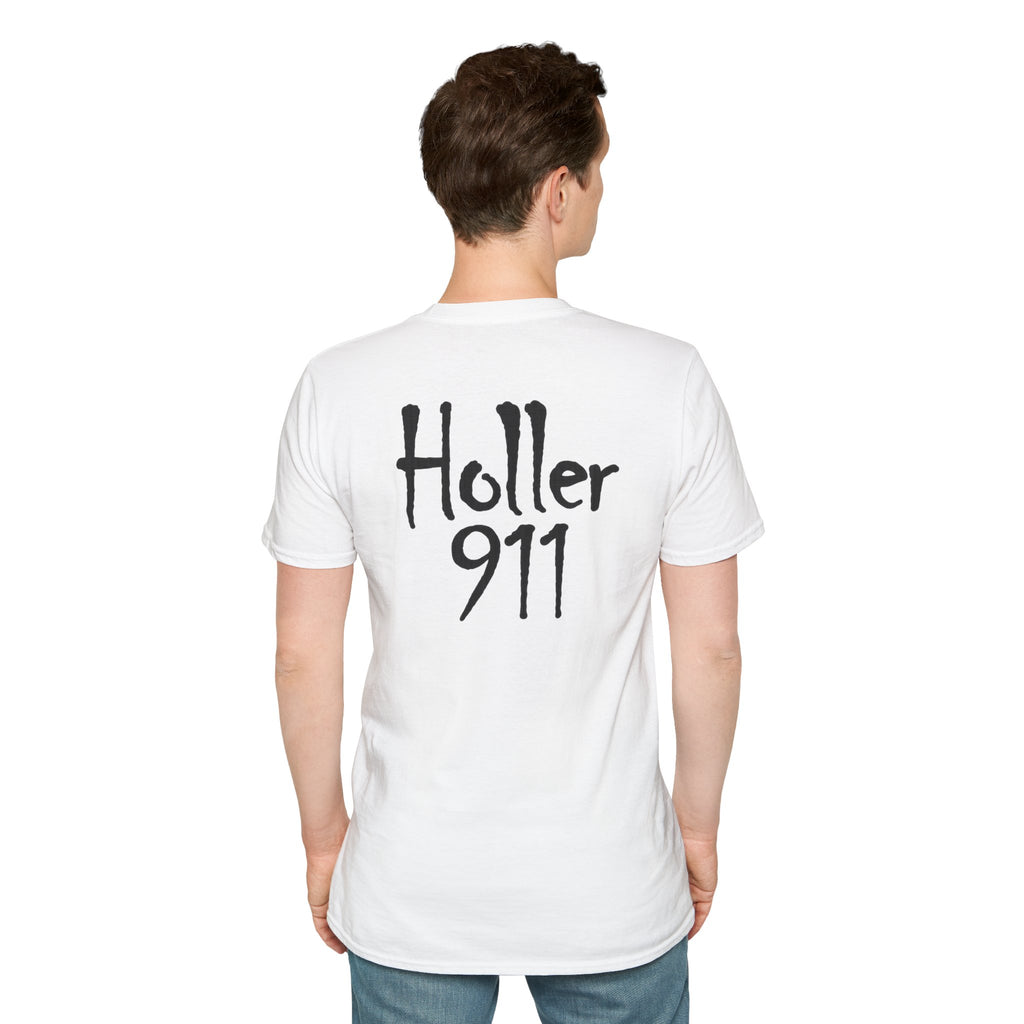 Holler 911 Graphic T-Shirt Black lettering
