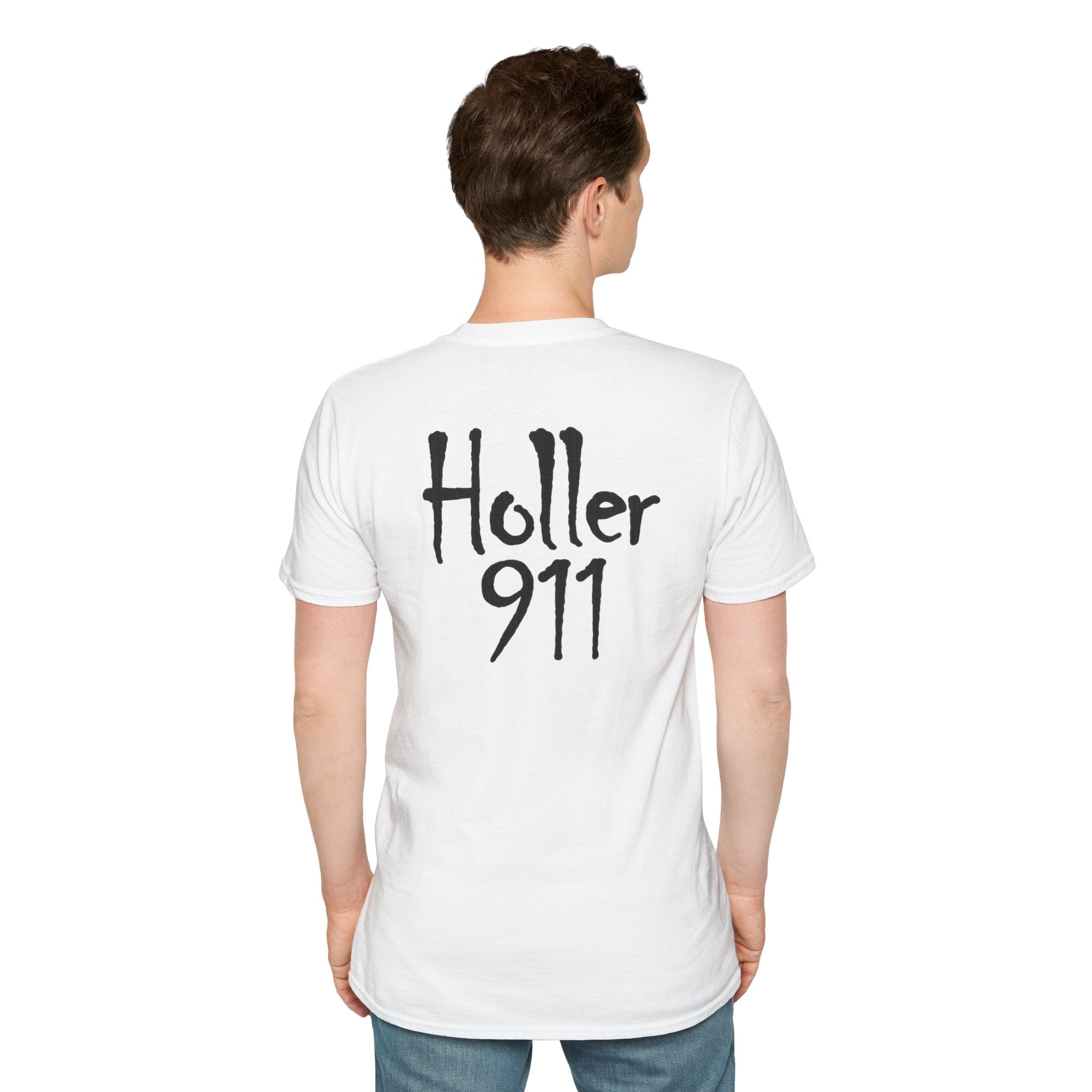 Holler 911 Graphic T-Shirt Black lettering