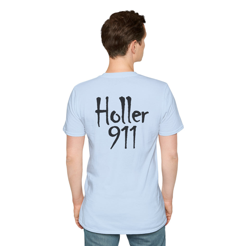 Holler 911 Graphic T-Shirt Black lettering