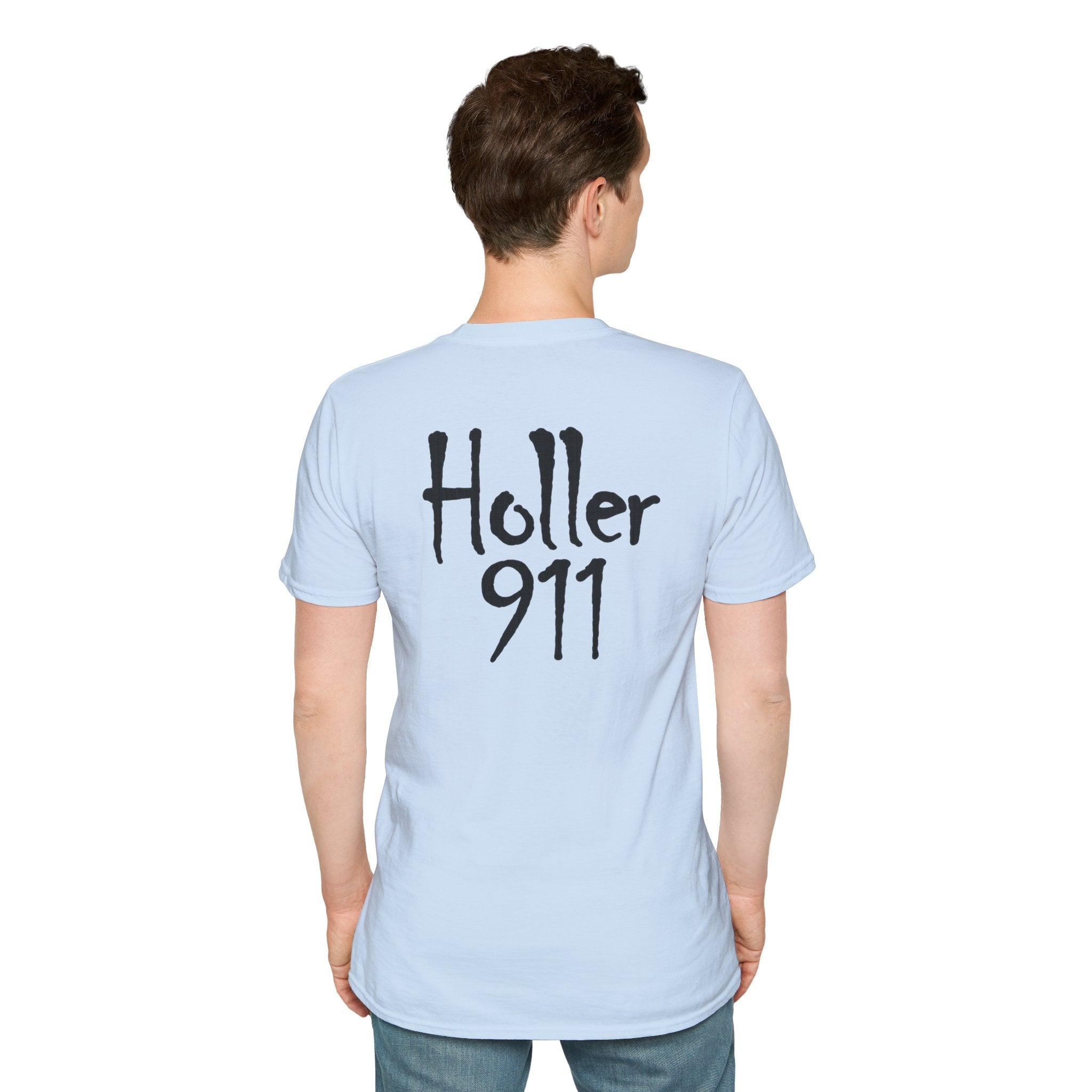Holler 911 Graphic T-Shirt Black lettering