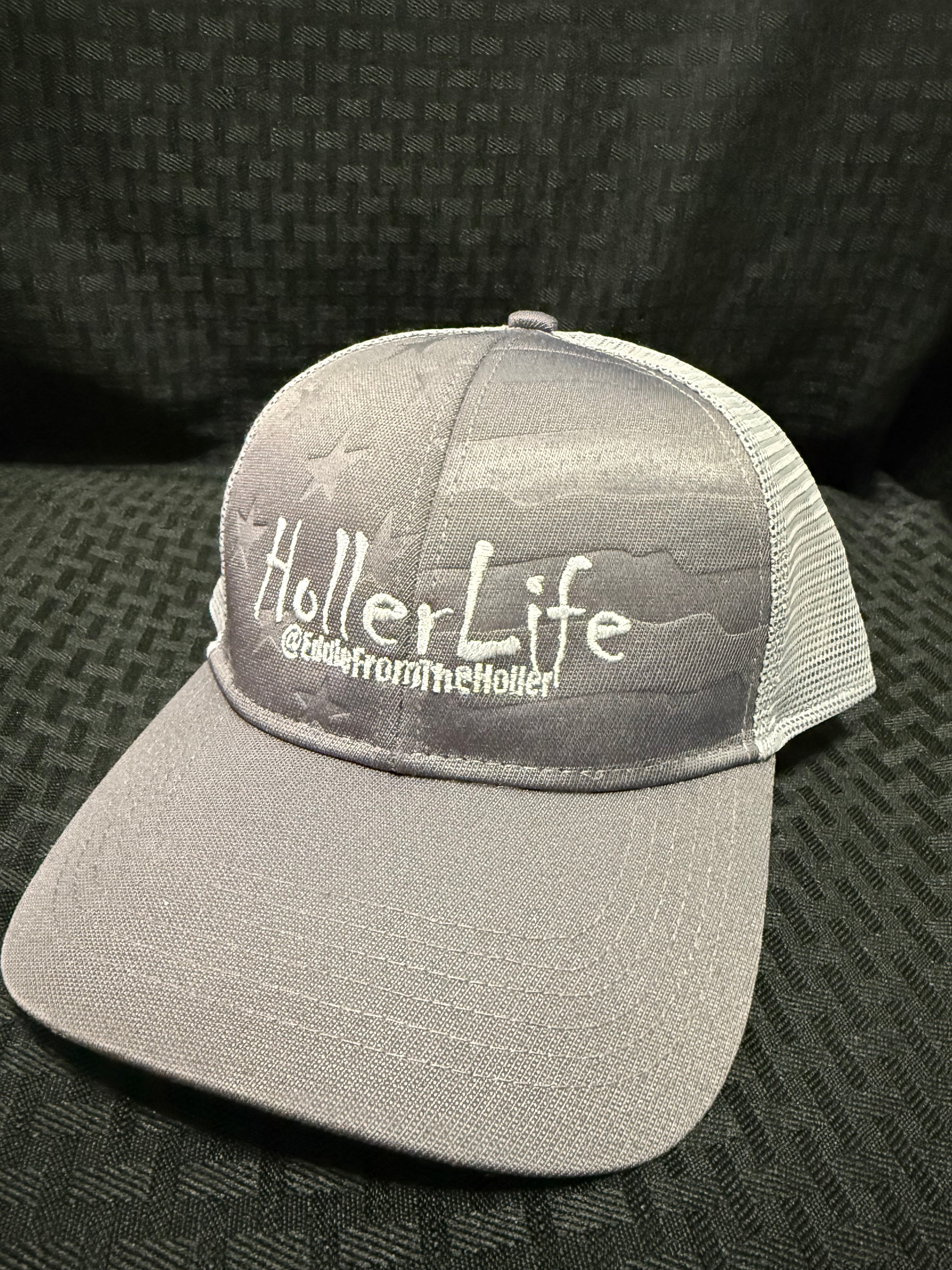Gray Stars and Strip mesh back cap