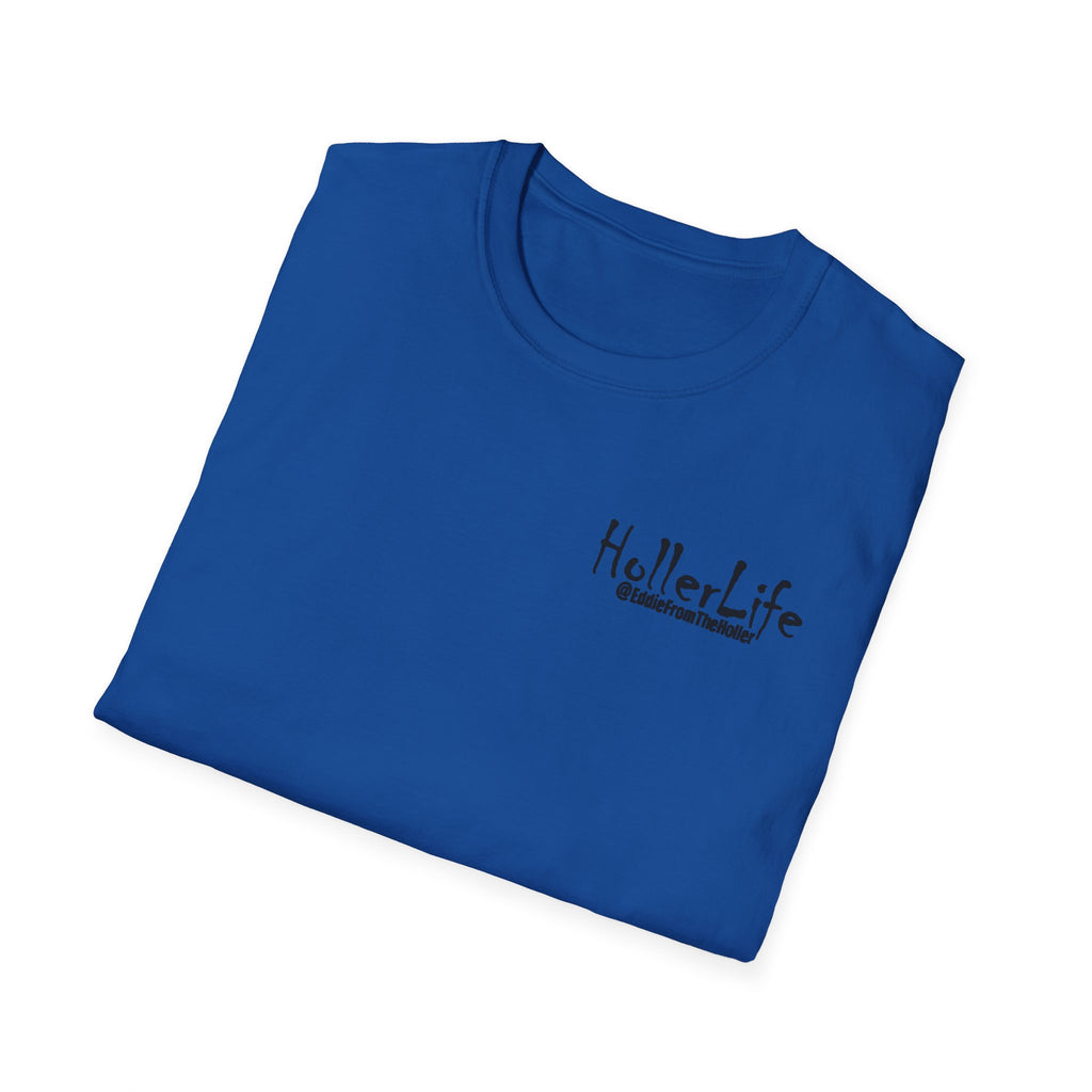 Holler Life T-Shirt — Scenic Sunset Faith Graphic Tee (Love God • Love Your Neighbor)