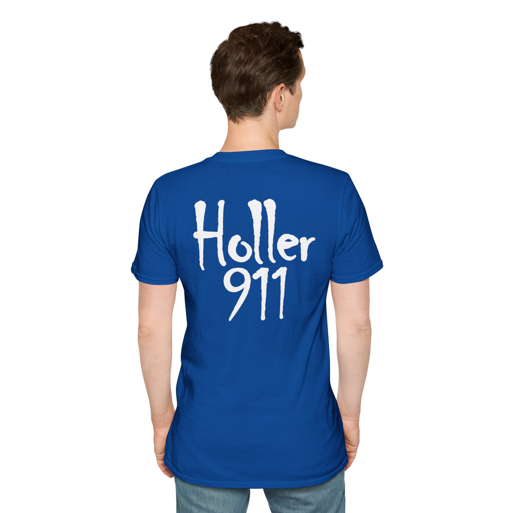 Holler 911 Graphic T-Shirt white lettering