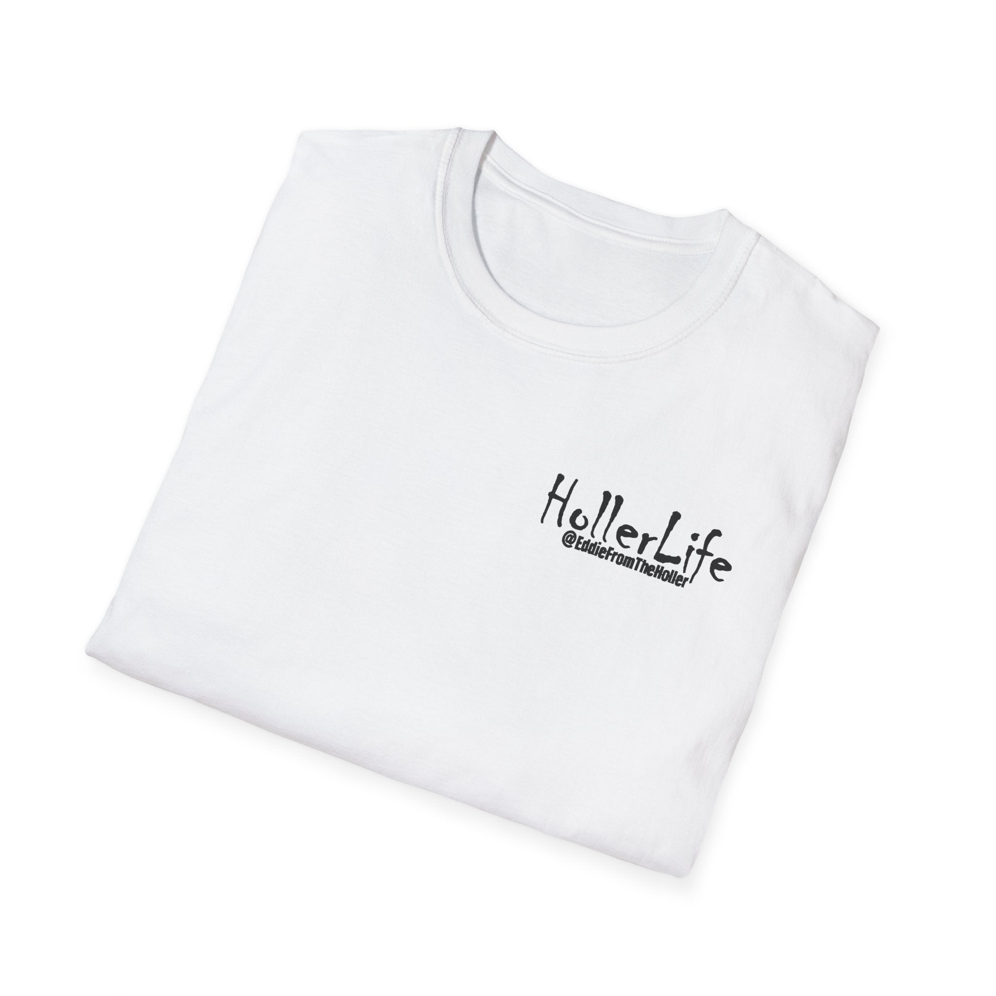 Holler Life T-Shirt — Scenic Sunset Faith Graphic Tee (Love God • Love Your Neighbor)