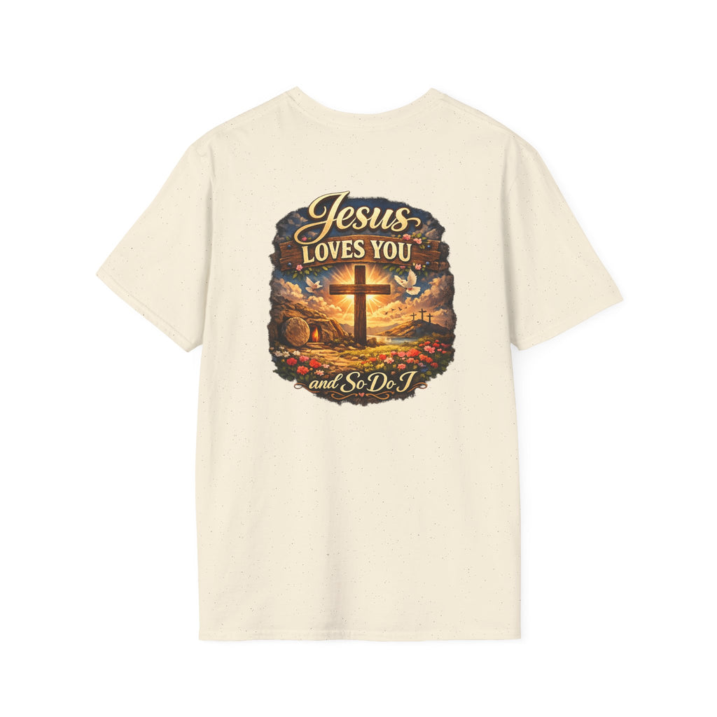 Jesus Loves You T-Shirt — Faith Cross Graphic Christian Shirt