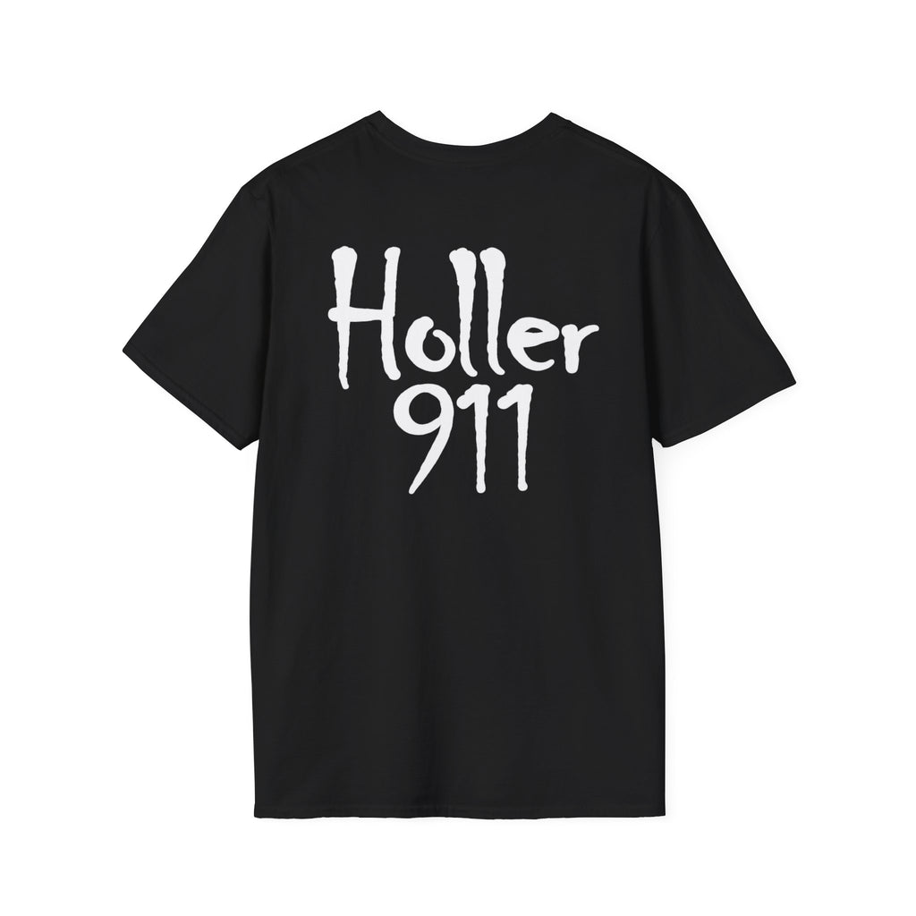 Holler 911 Graphic T-Shirt white lettering