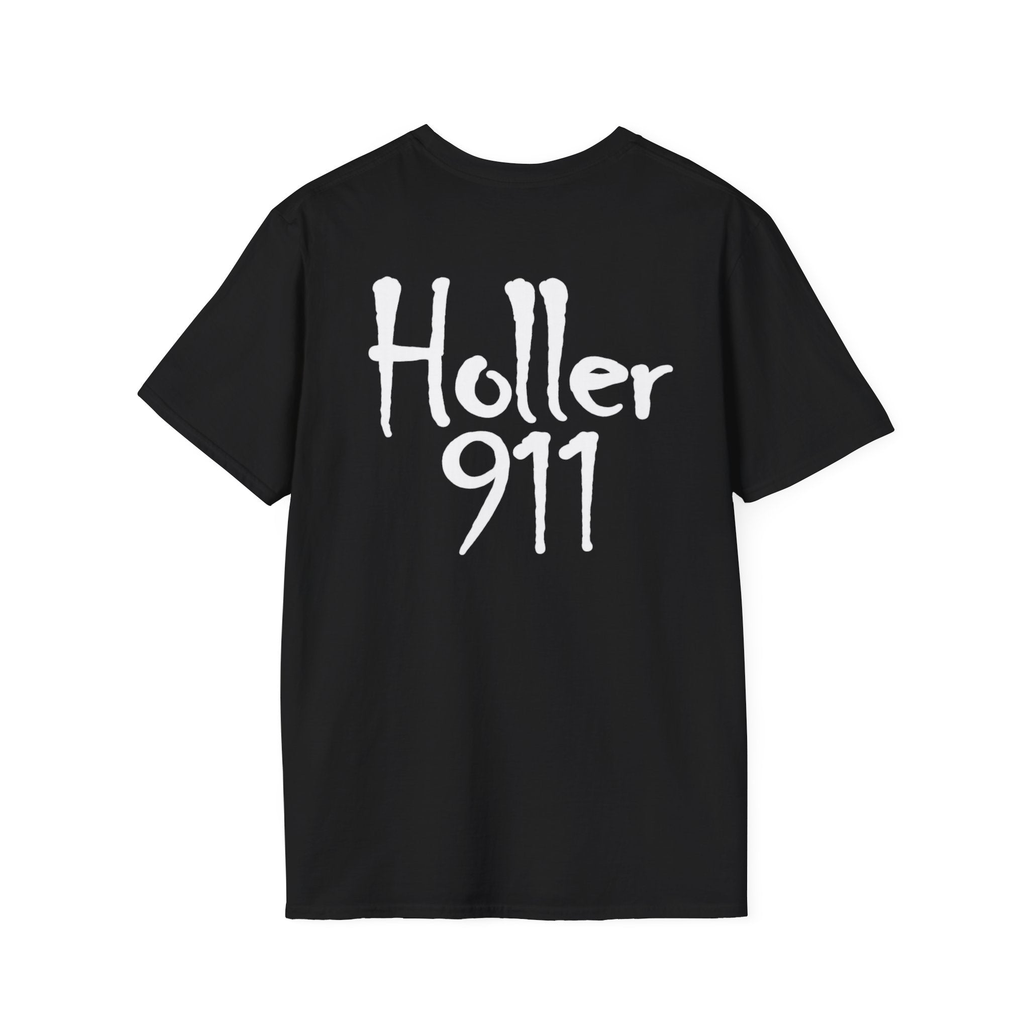 Holler 911 Graphic T-Shirt white lettering