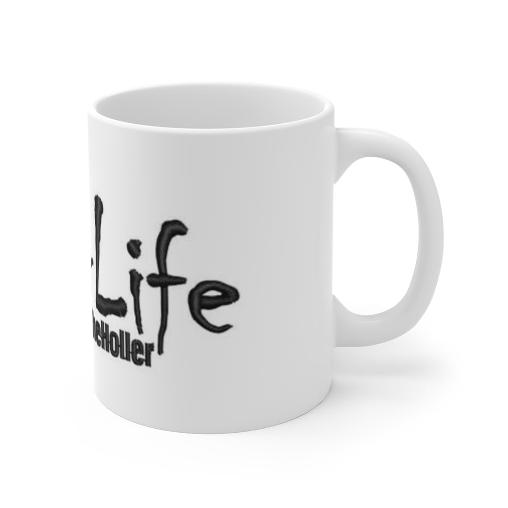Mug — "HollerLife @EddieFromTheHoller" 11oz Ceramic Coffee Mug