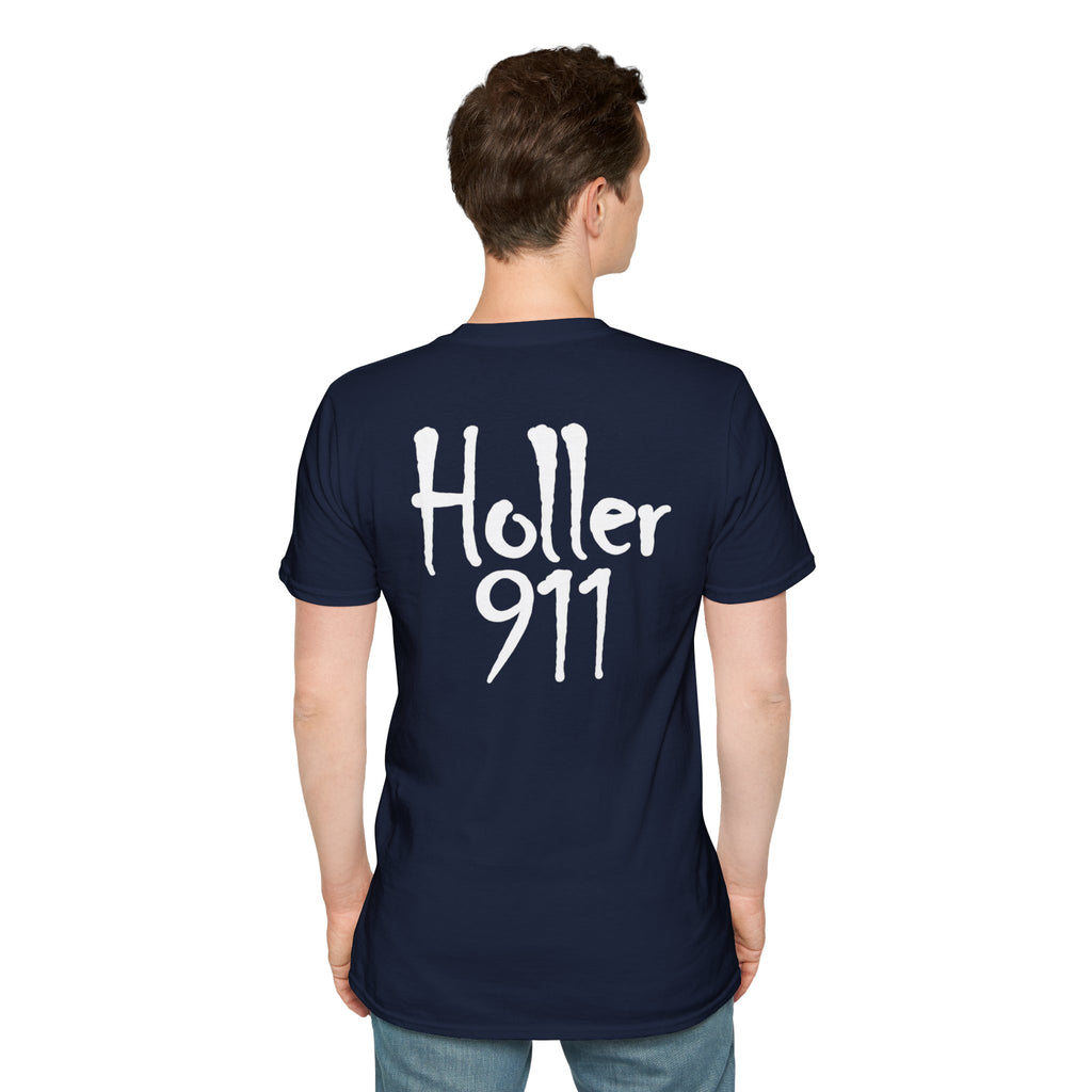 Holler 911 Graphic T-Shirt white lettering