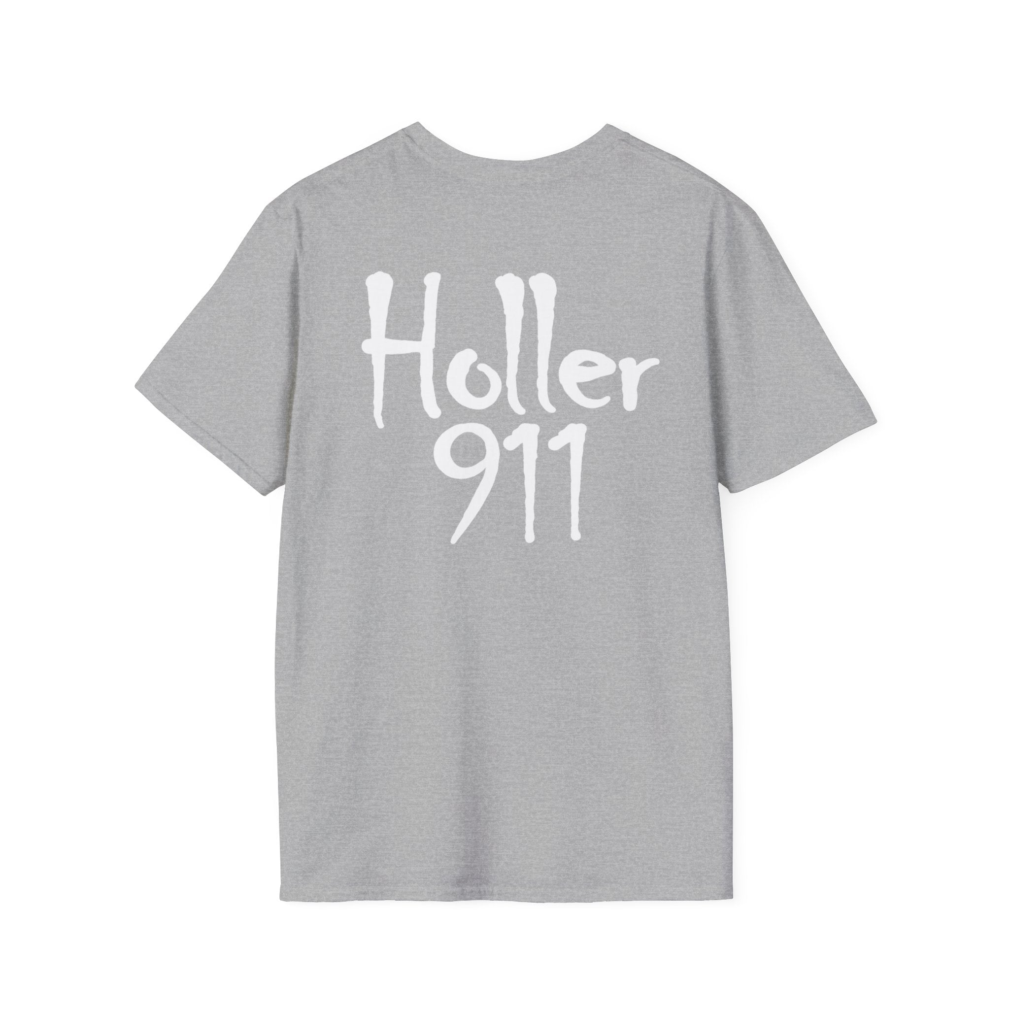 Holler 911 Graphic T-Shirt white lettering