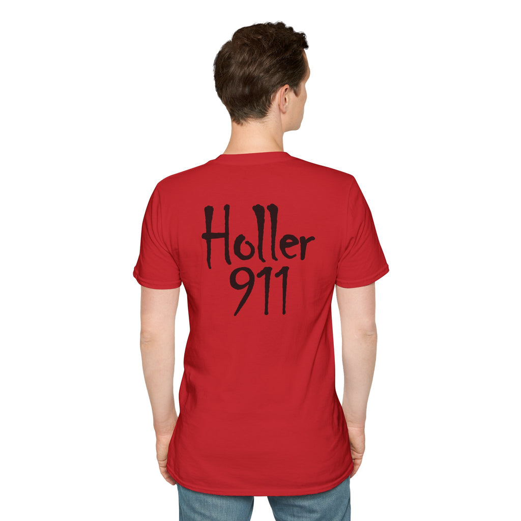 Holler 911 Graphic T-Shirt Black lettering