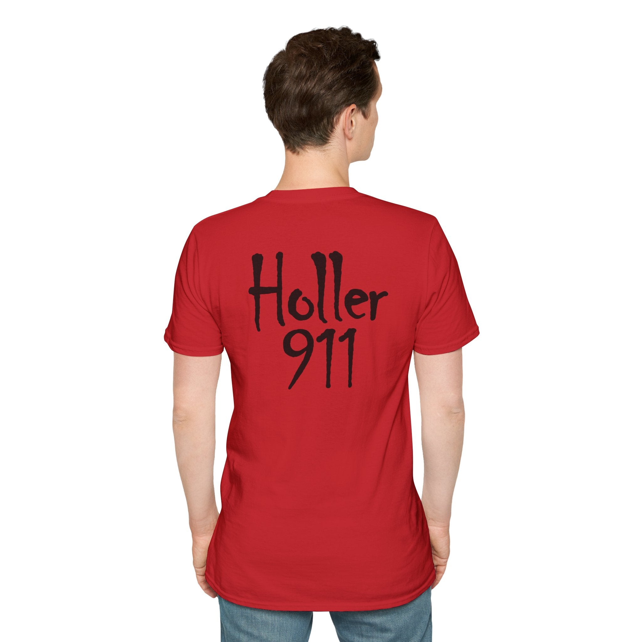 Holler 911 Graphic T-Shirt Black lettering