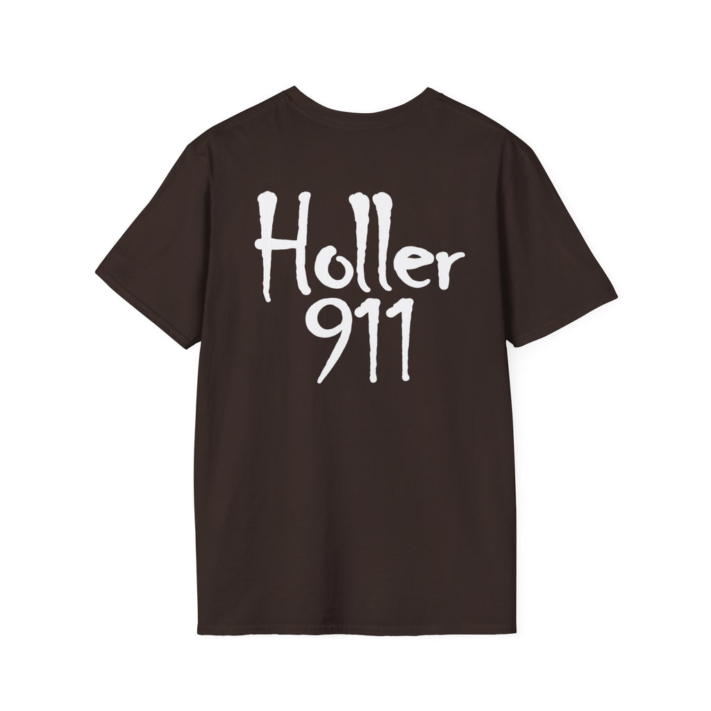 Holler 911 Graphic T-Shirt white lettering