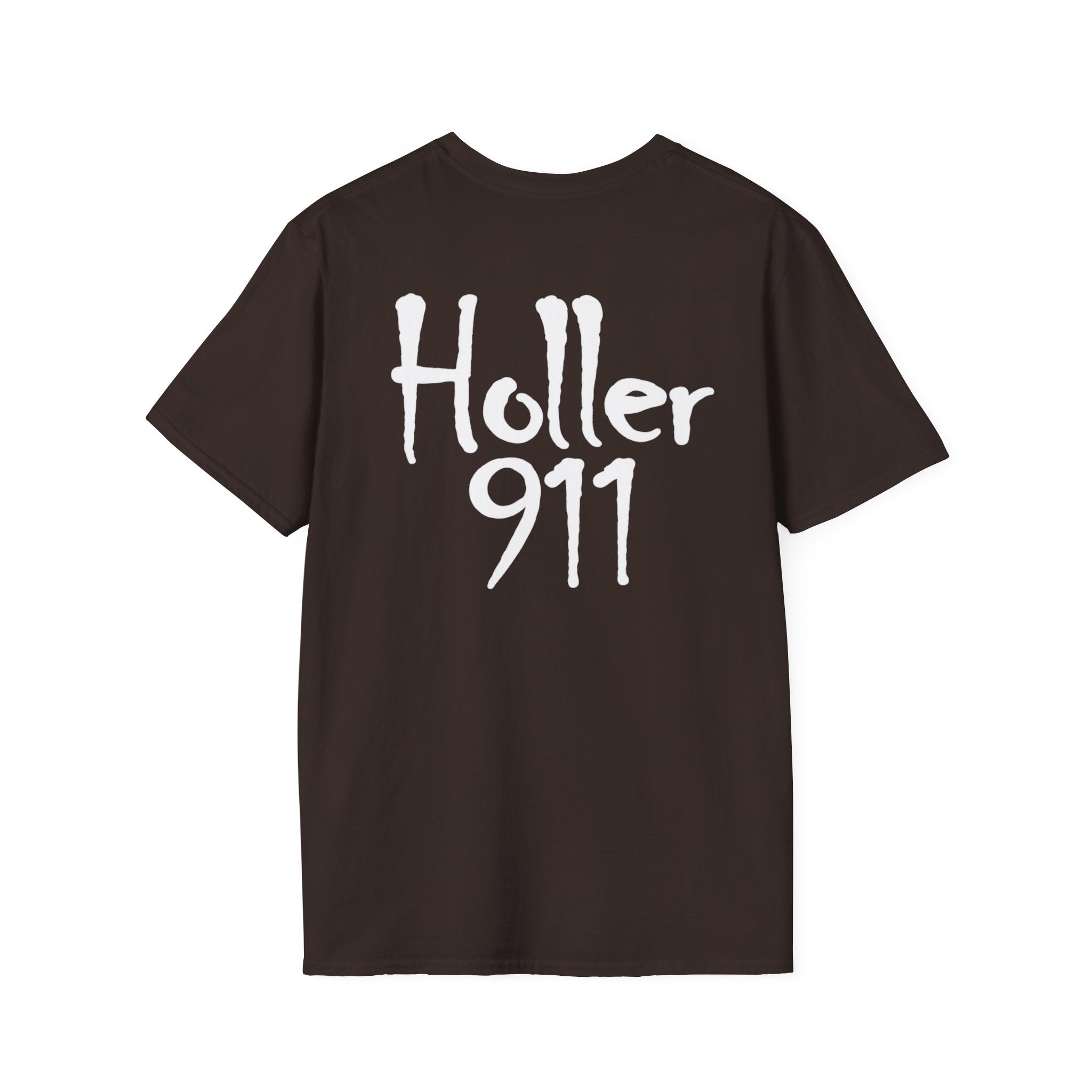 Holler 911 Graphic T-Shirt white lettering