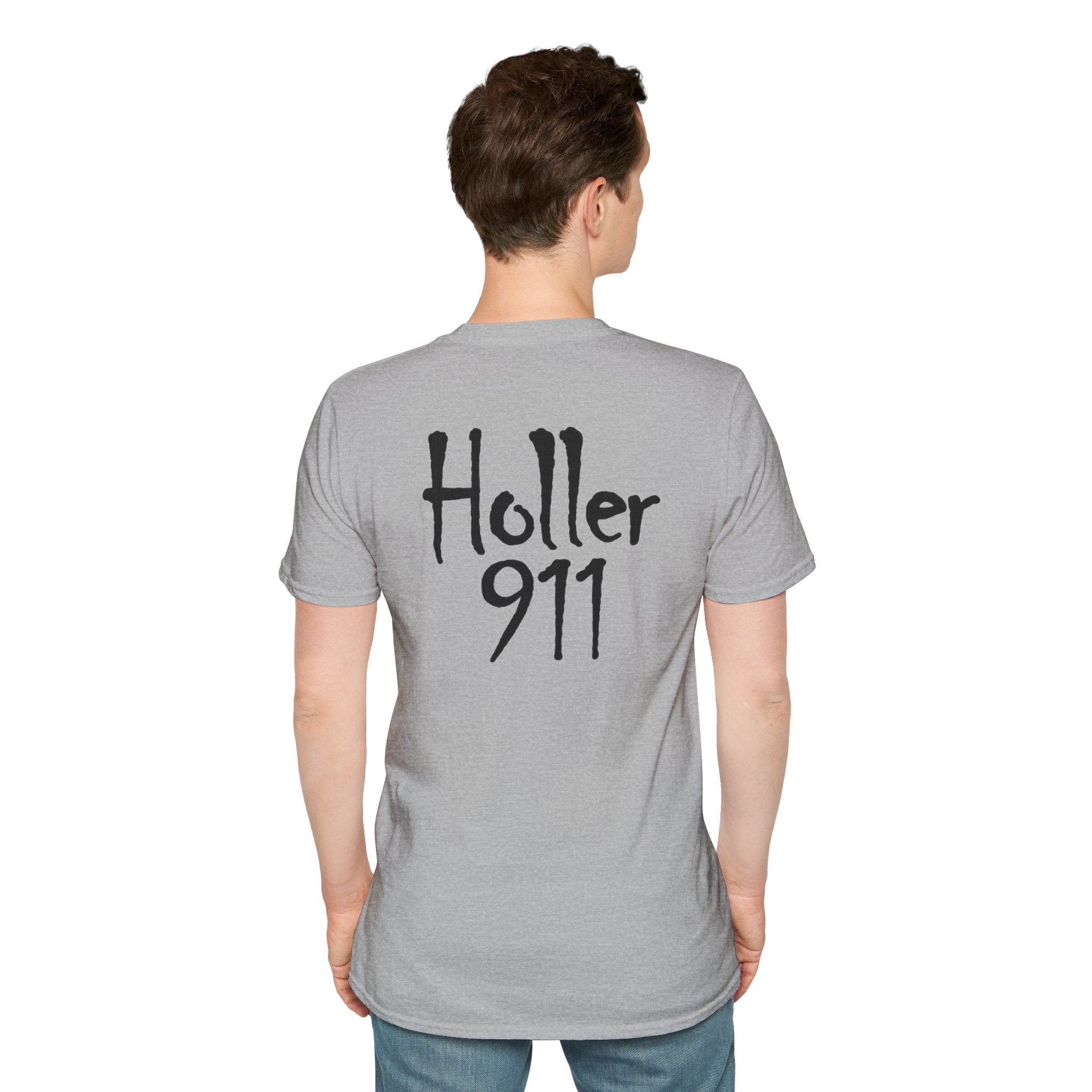 Holler 911 Graphic T-Shirt Black lettering