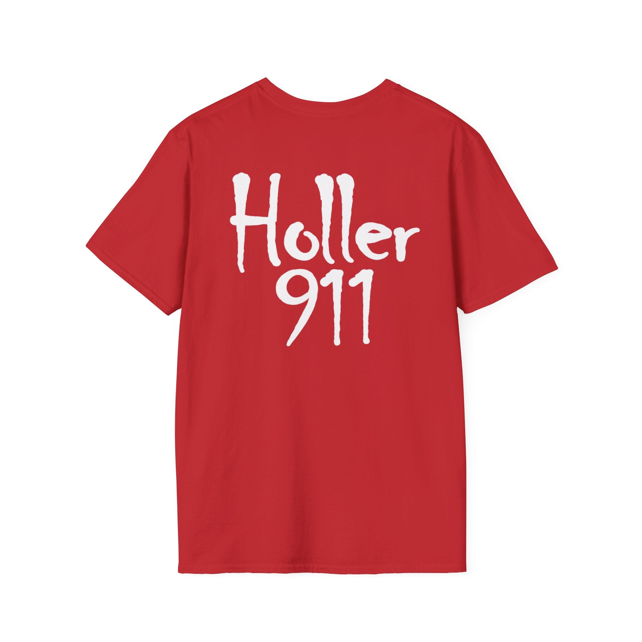 Holler 911 Graphic T-Shirt white lettering