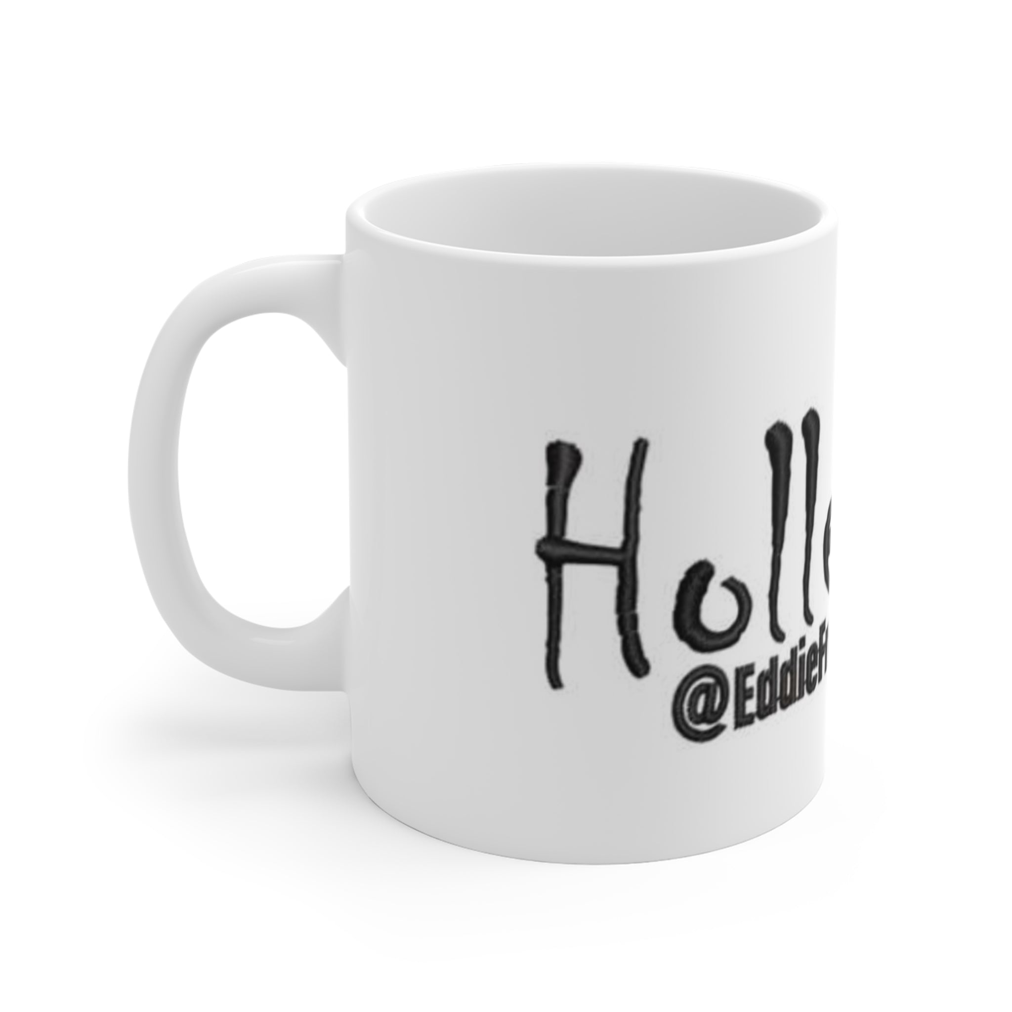 Mug — "HollerLife @EddieFromTheHoller" 11oz Ceramic Coffee Mug