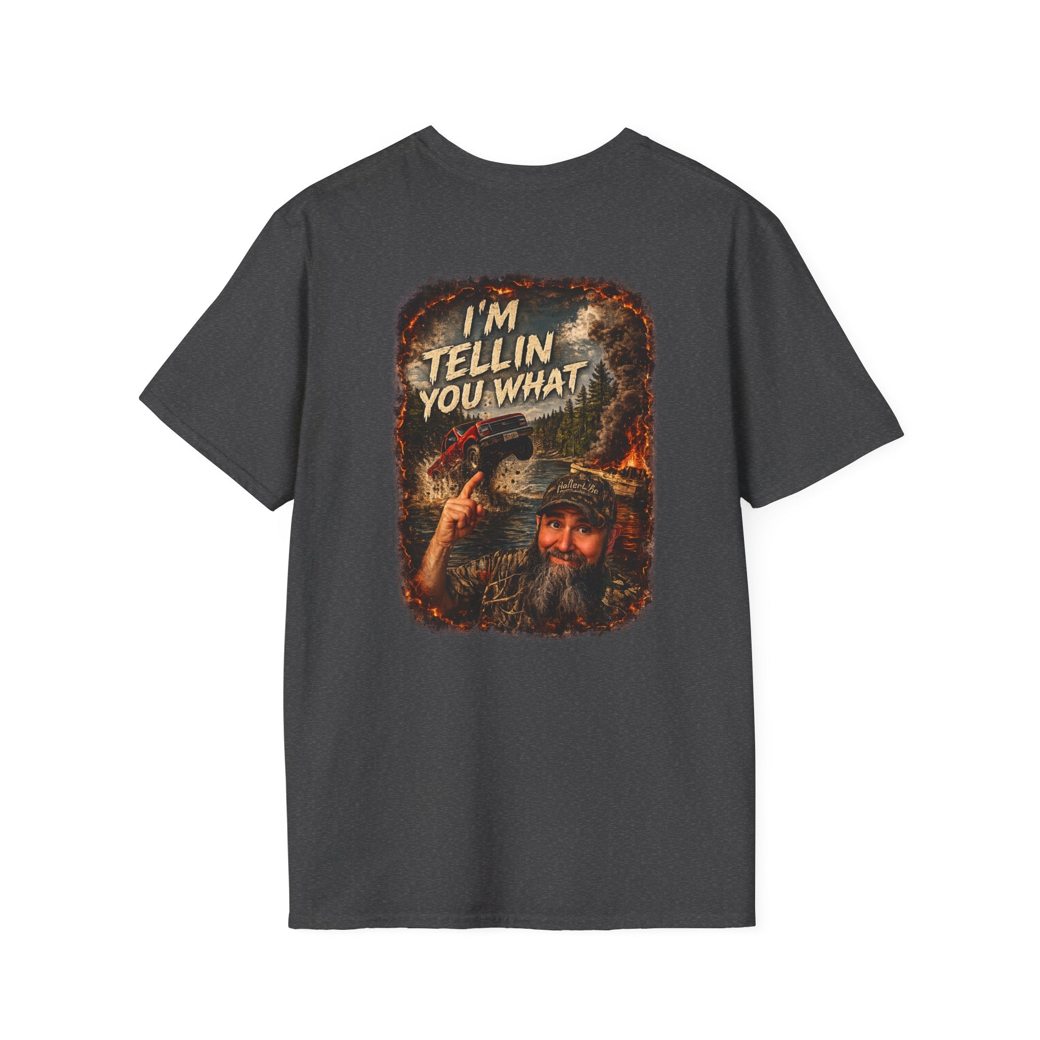 Hollerlife Is Crazy T-Shirt — Funny Everyday Quote Tee