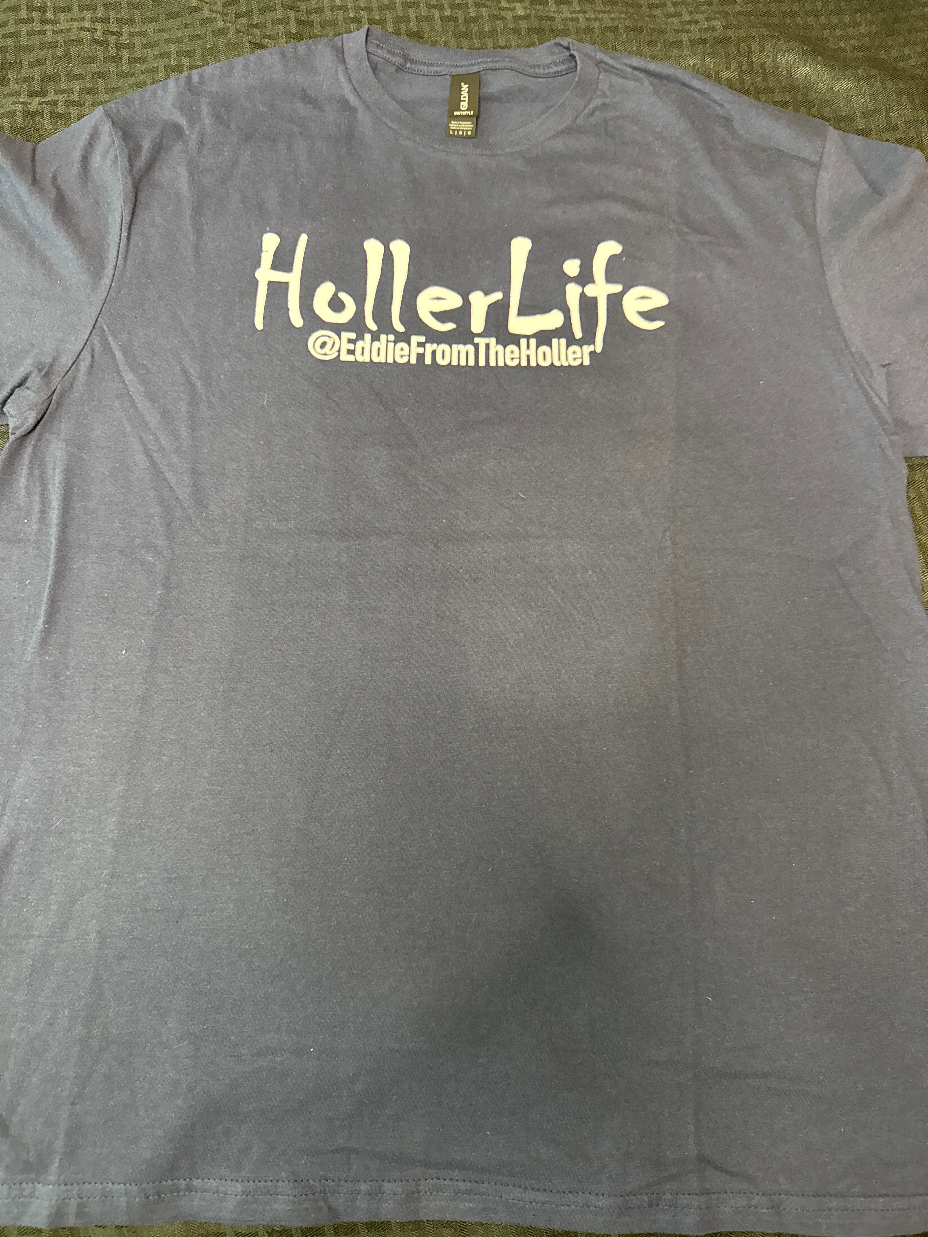 Navy blue Hollerlife front printed