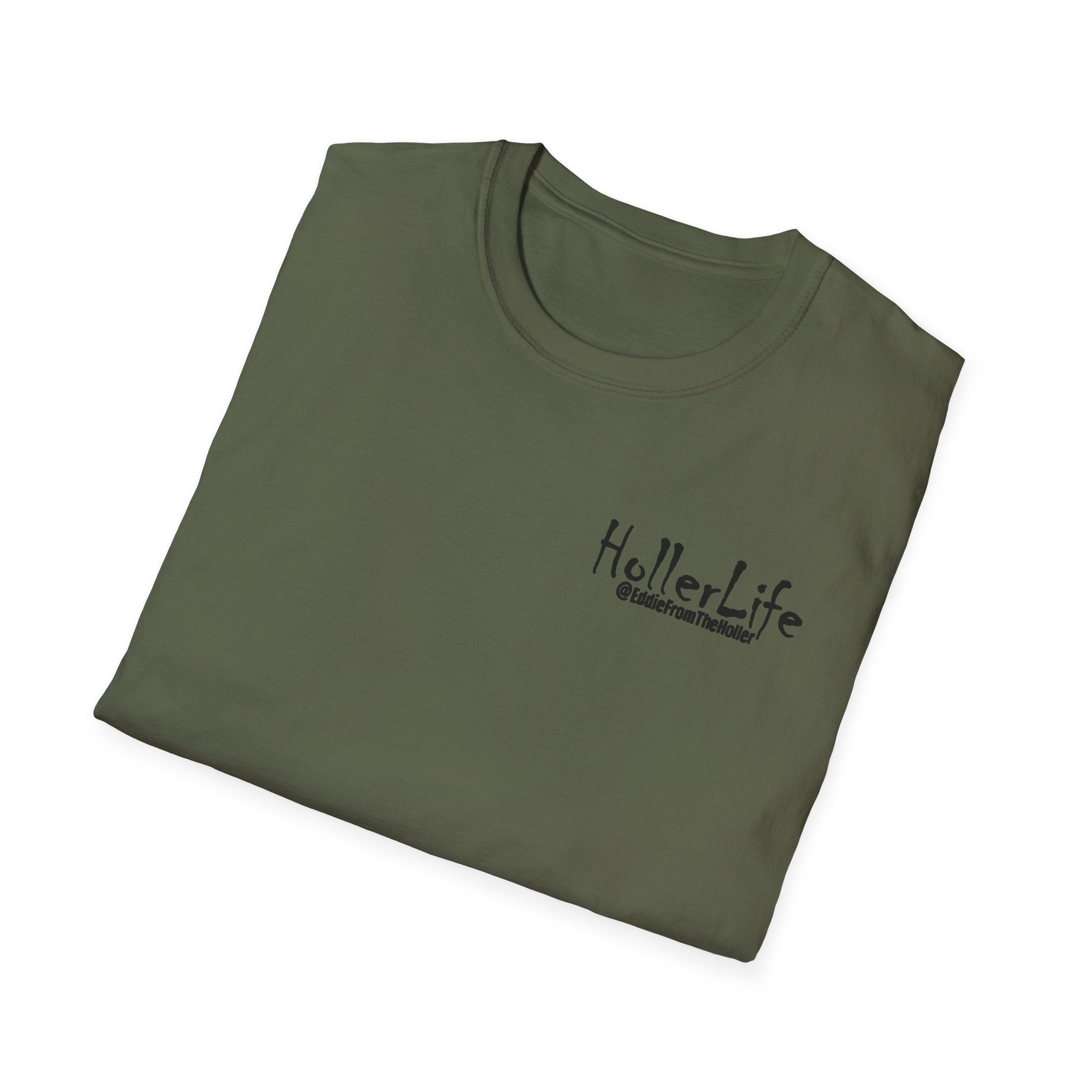 Holler Life T-Shirt — Scenic Sunset Faith Graphic Tee (Love God • Love Your Neighbor)