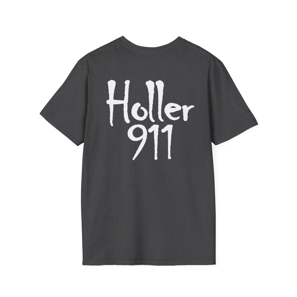 Holler 911 Graphic T-Shirt white lettering