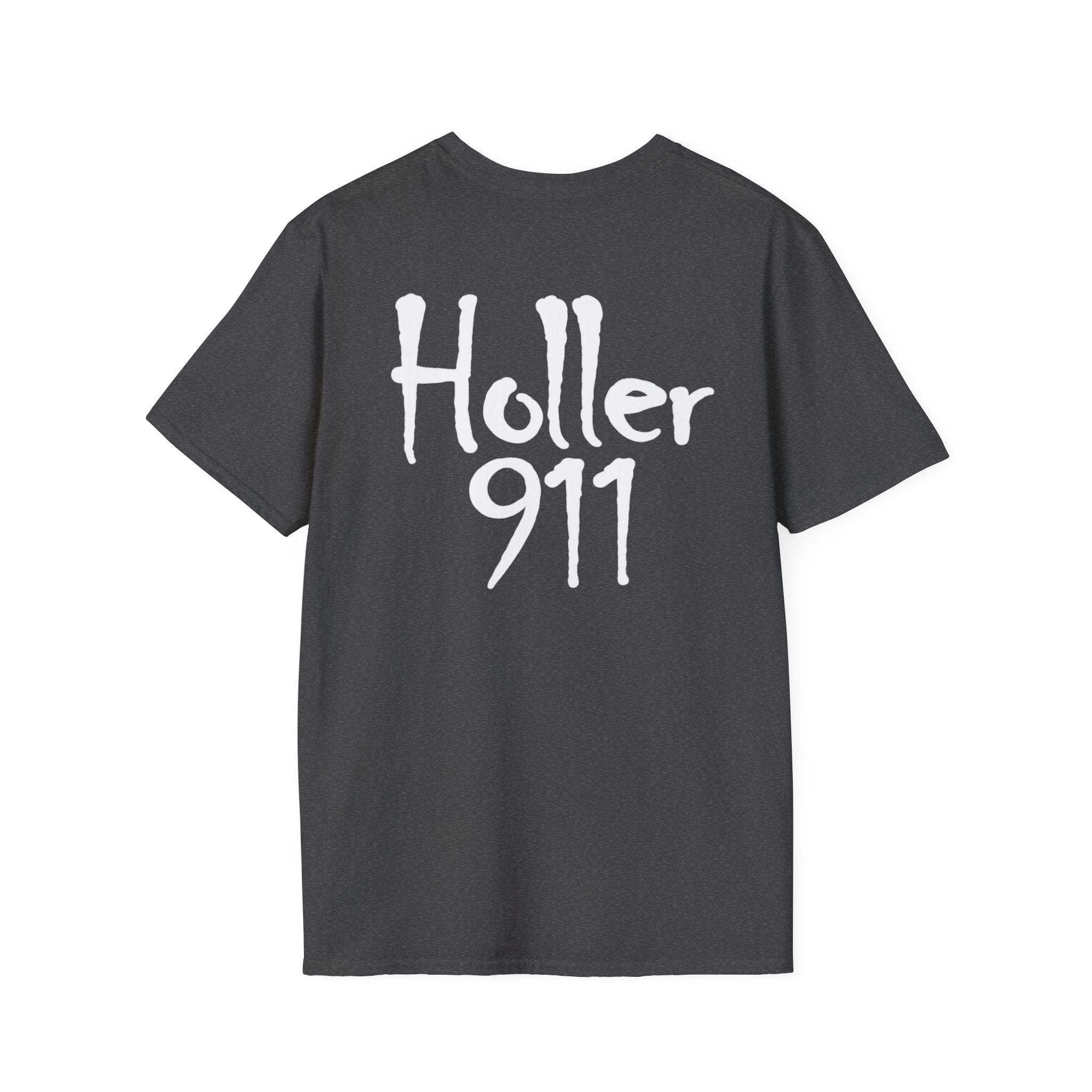 Holler 911 Graphic T-Shirt white lettering