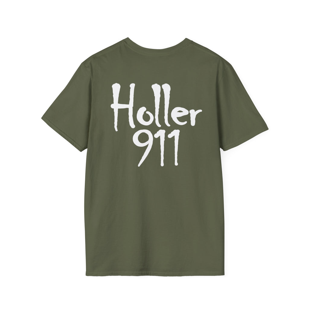 Holler 911 Graphic T-Shirt white lettering