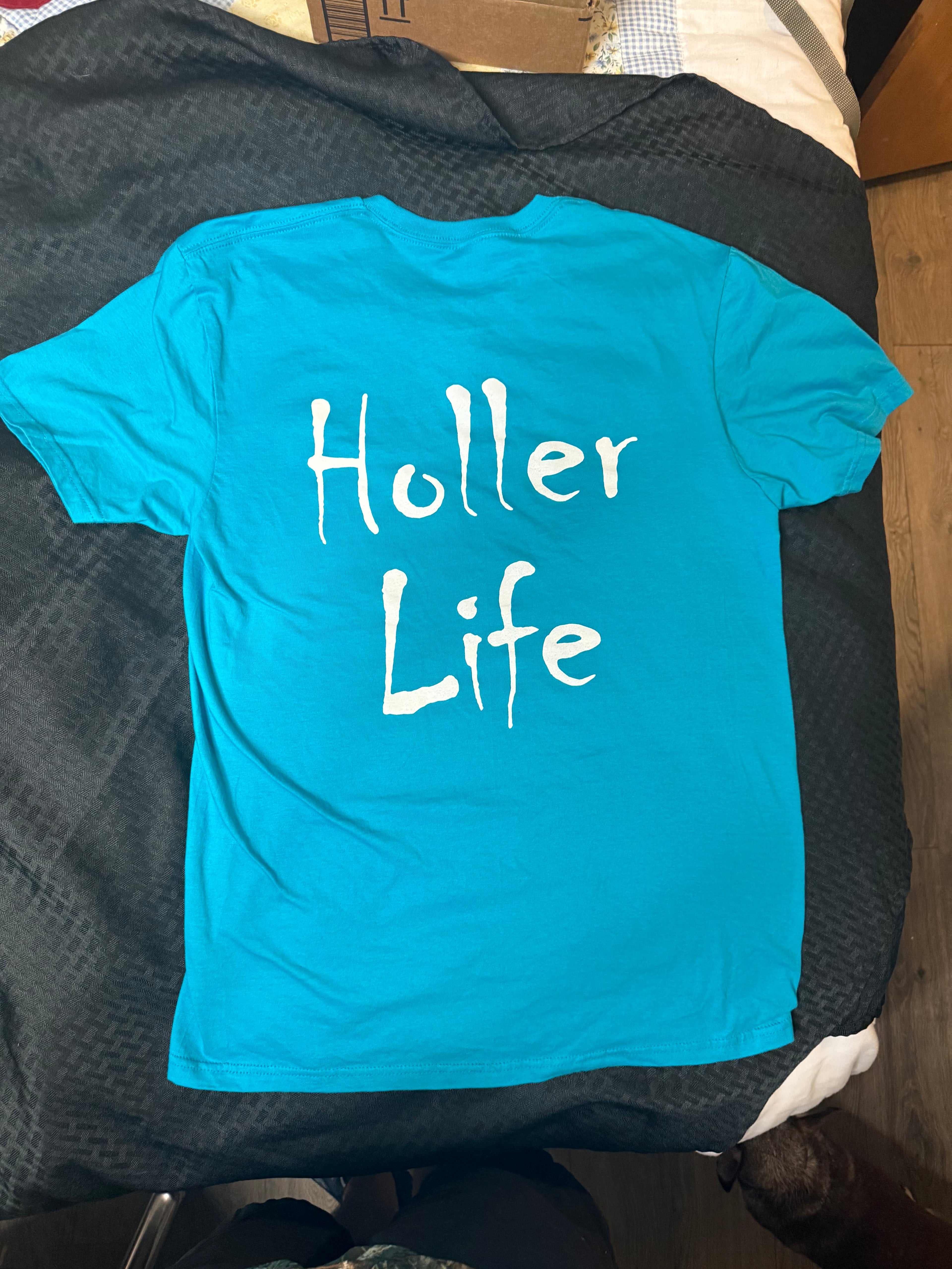 Tropical blue Holler life shirt