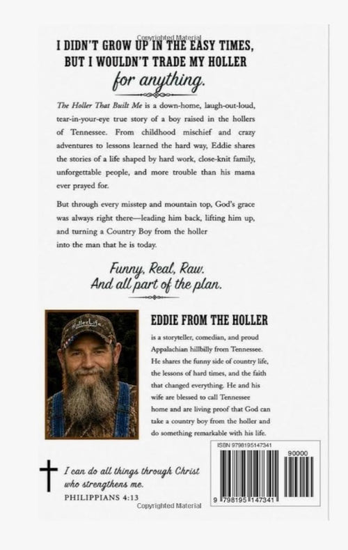 Autographed copy of The Holler That Built Me. Amazon #1 Best seller and #1 Top New Release