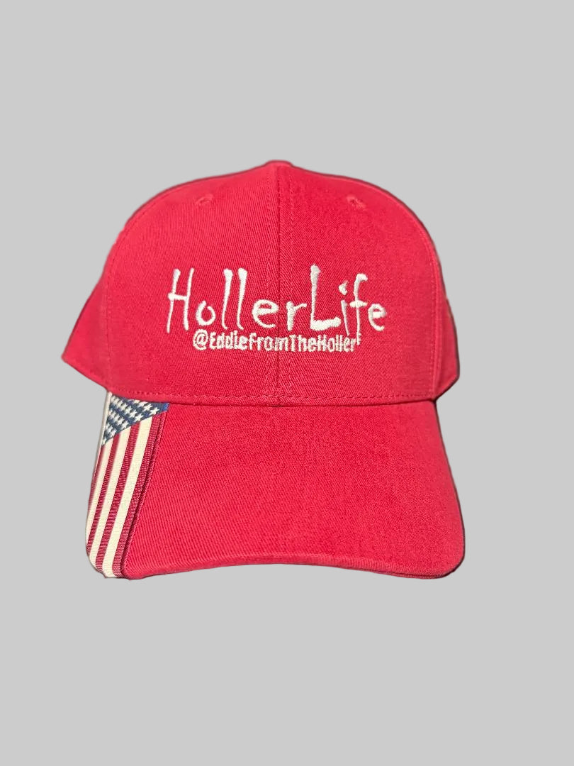  'HollerLife' embroidered
