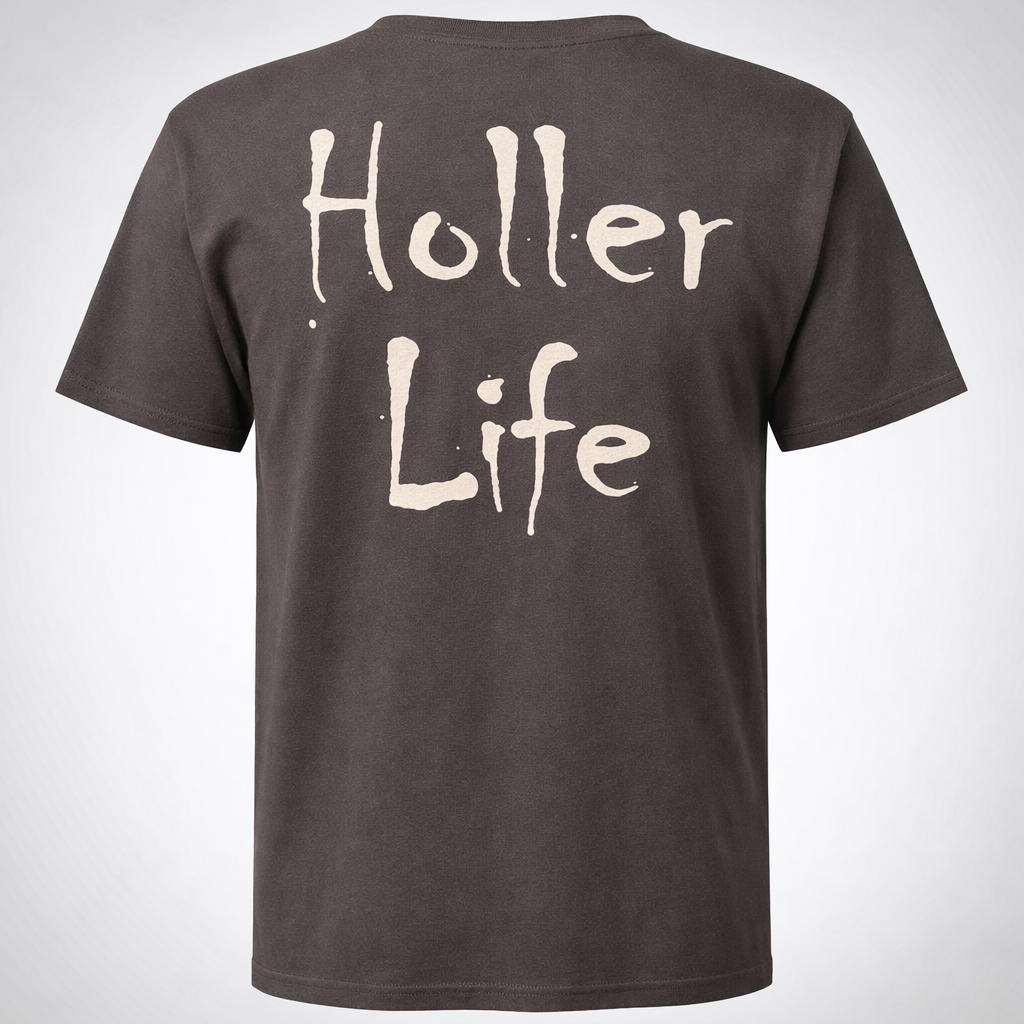 Holler Life Gray Shirt