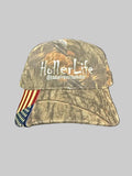 Camo Cap with American Flag